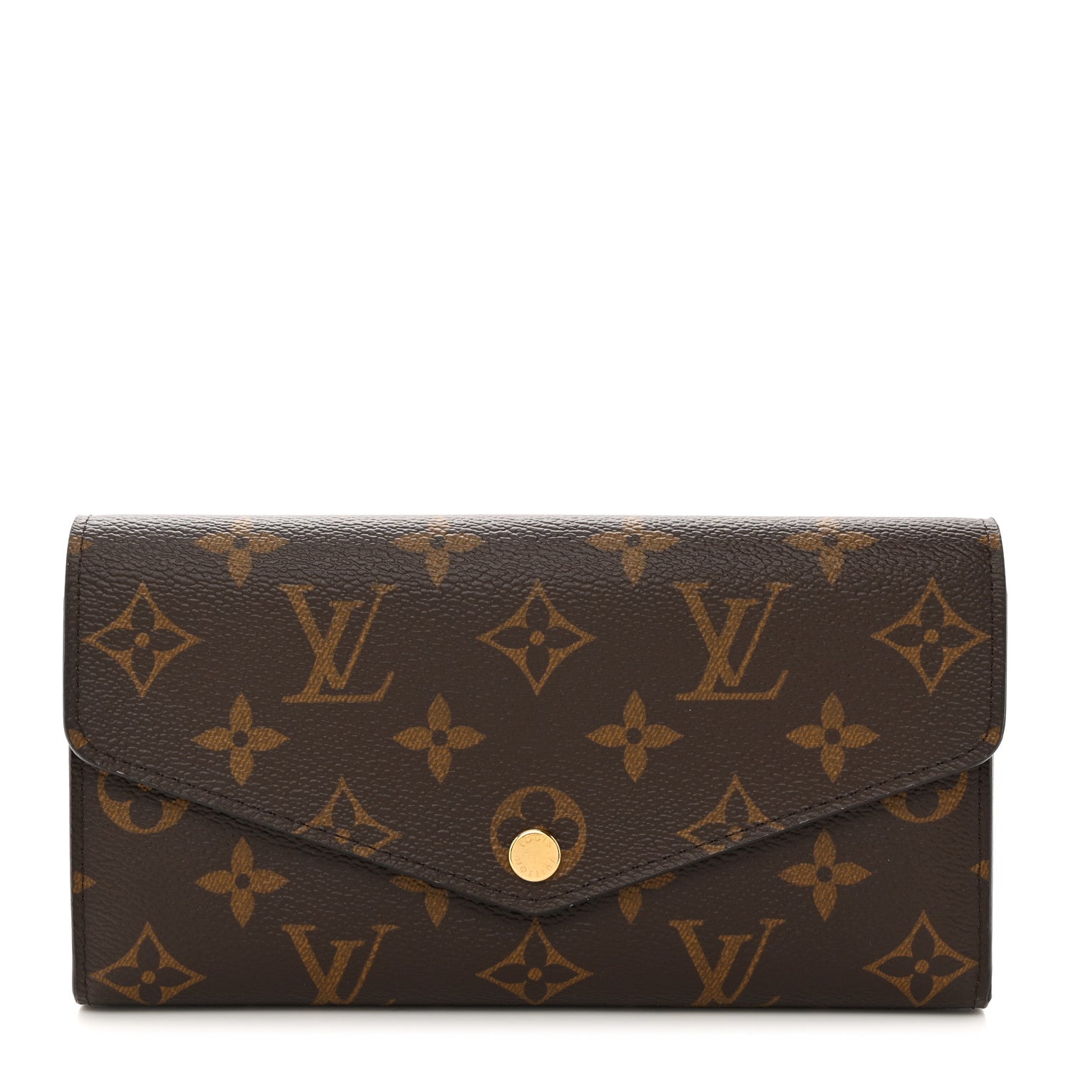 Louis Vuitton LOUIS VUITTON Monogram Sarah Wallet NM Coquelicot 1 of 6