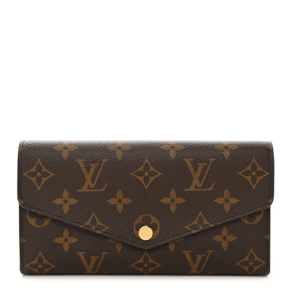 Louis Vuitton LOUIS VUITTON Monogram Sarah Wallet NM Coquelicot 1 of 6