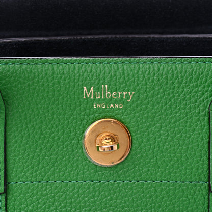 Mulberry Classic Grain Small Bayswater Satchel Grass Green 5 of 7
