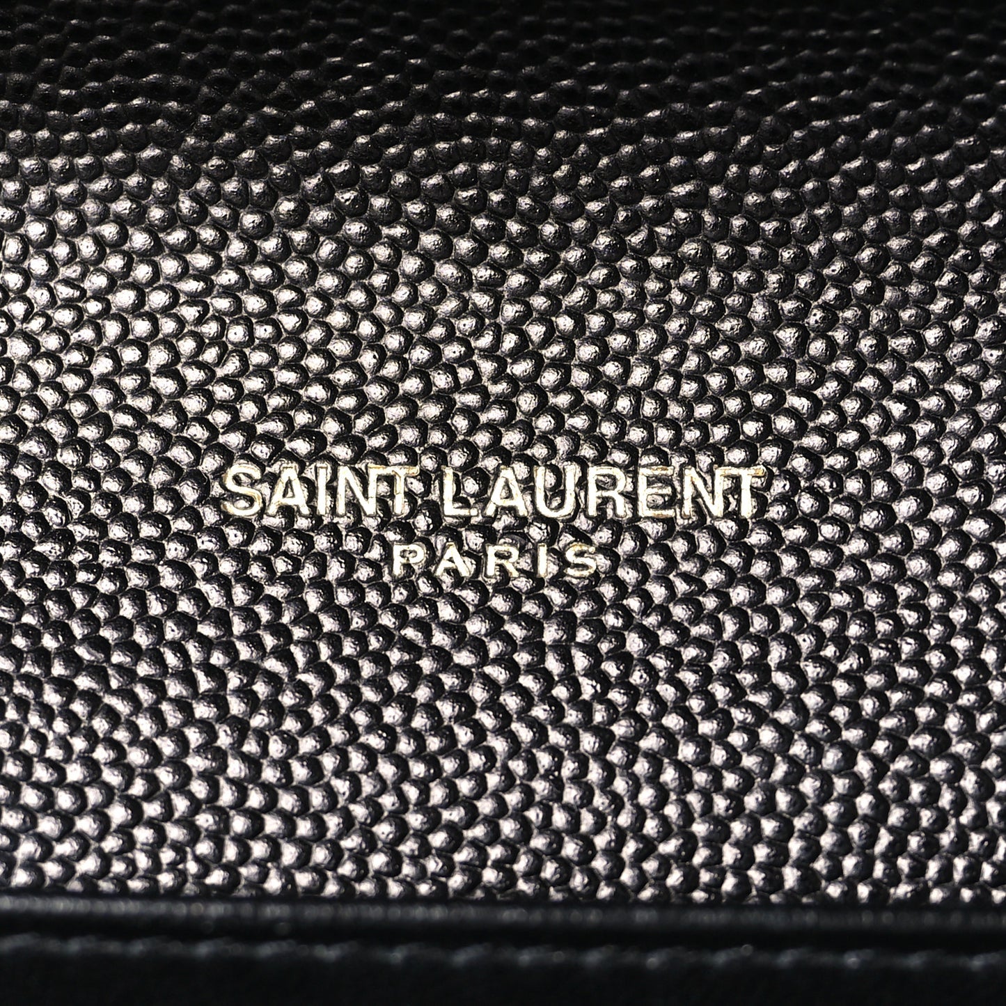 Grain De Poudre Monogram Cassandra Chain Wallet Black