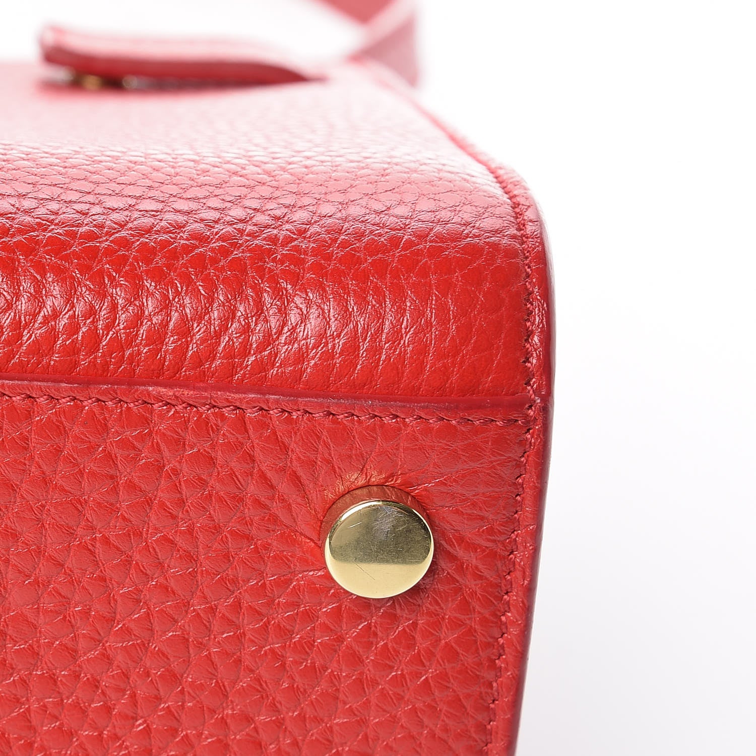 Saint Laurent Grained Calfskin Nano Sac De Jour New Red 12 of 14
