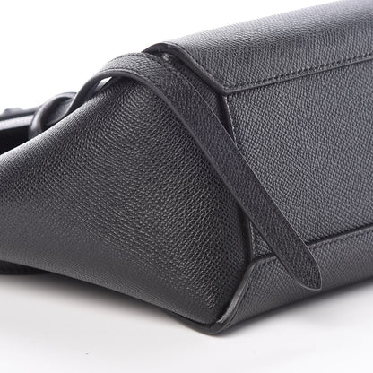Celine Grained Calfskin Nano Belt Bag Black 8 of 9