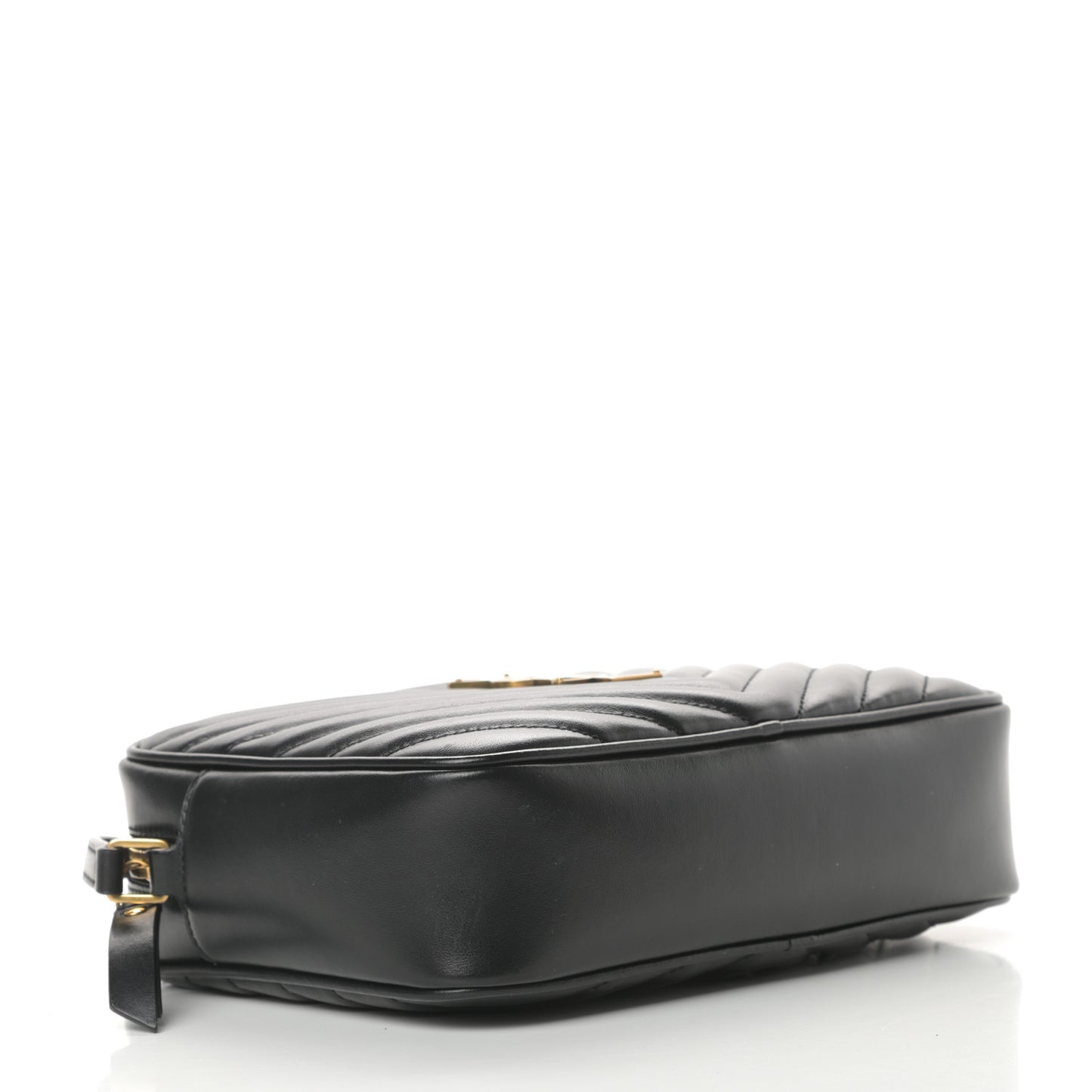 Calfskin Matelasse Monogram Lou Camera Bag Black