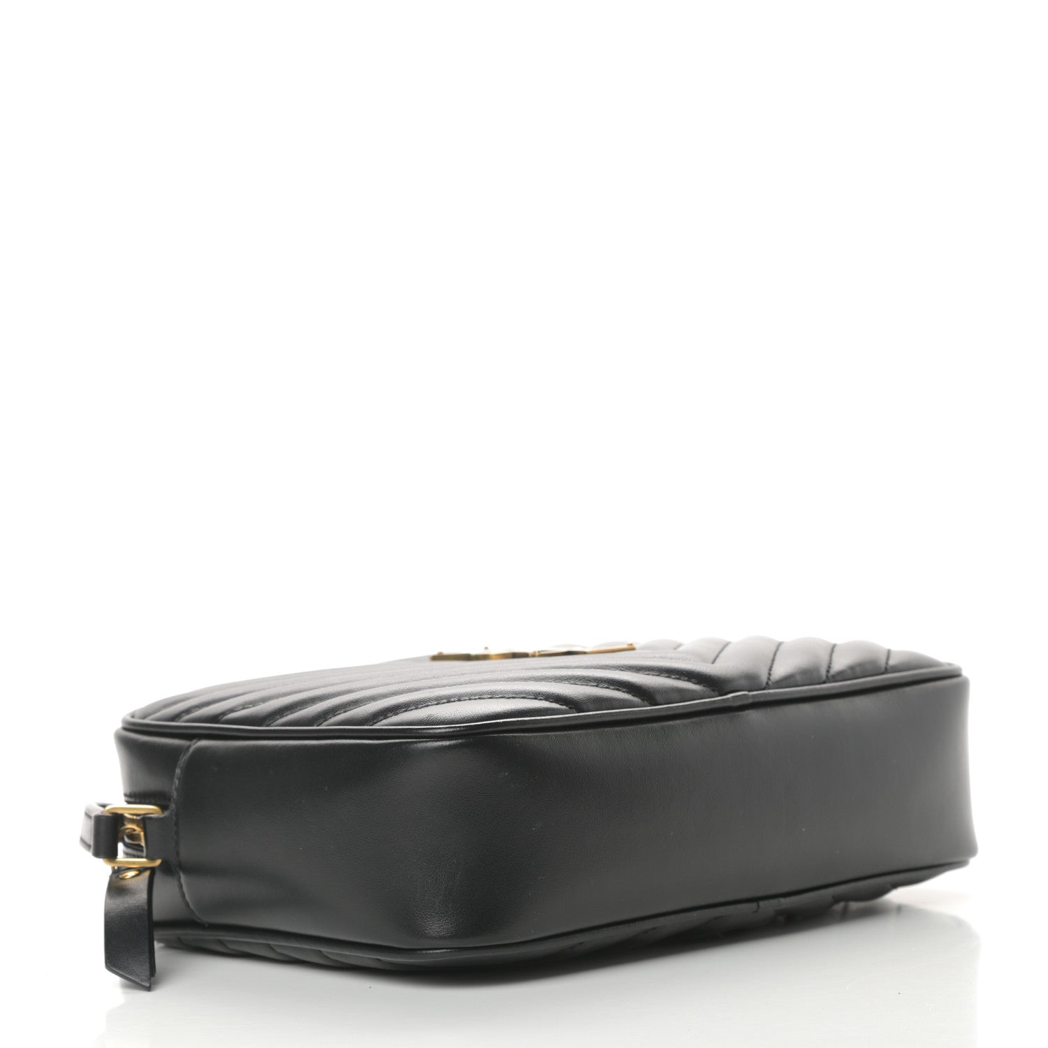 Saint Laurent Calfskin Matelasse Monogram Lou Camera Bag Black 4 of 11