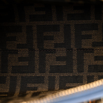 Fendi Denim Vitello King FF Mini By The Way Top Handle Boston Bag Tortora Nuvola 5 of 10