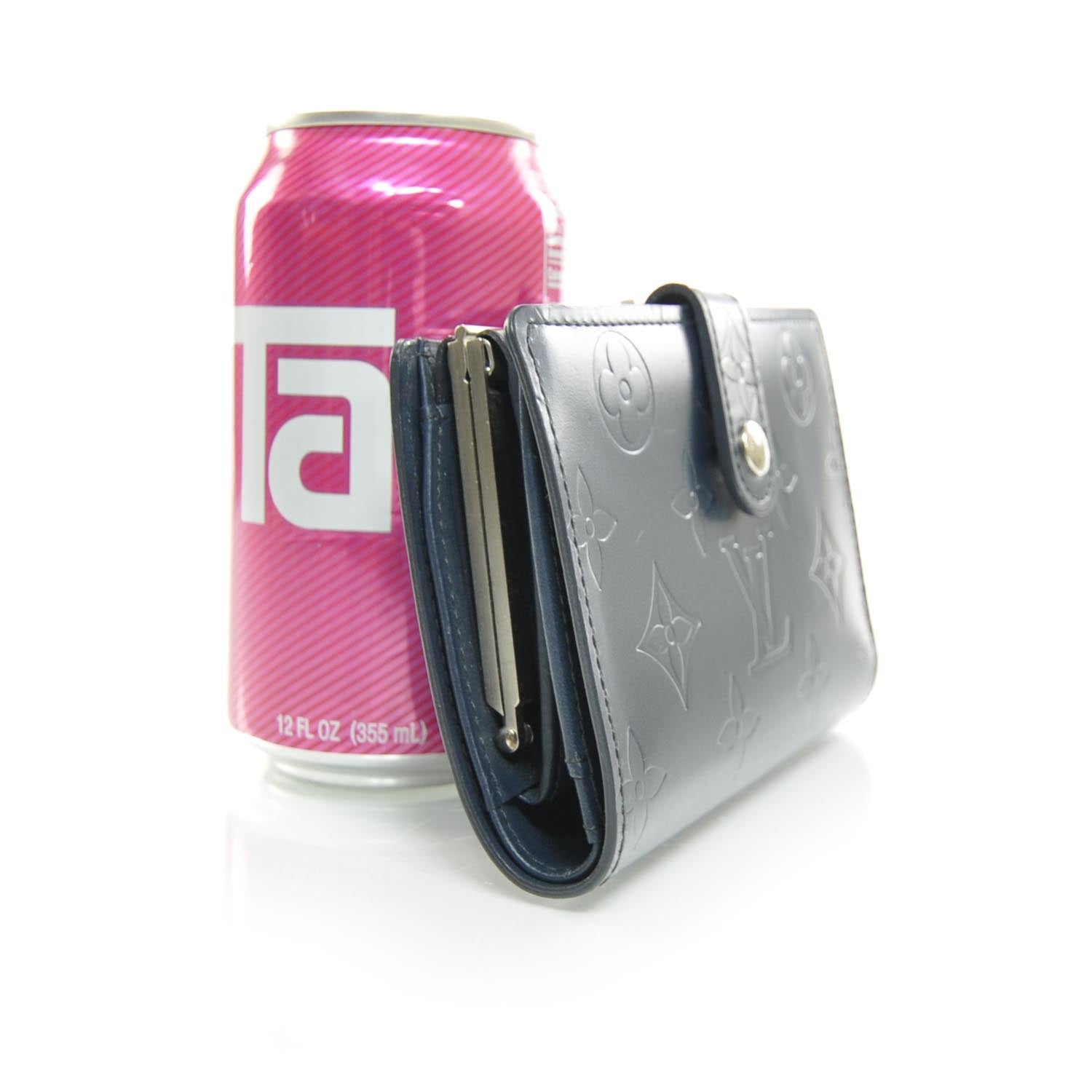 Louis Vuitton Mat French Purse Wallet Blue 3 of 7