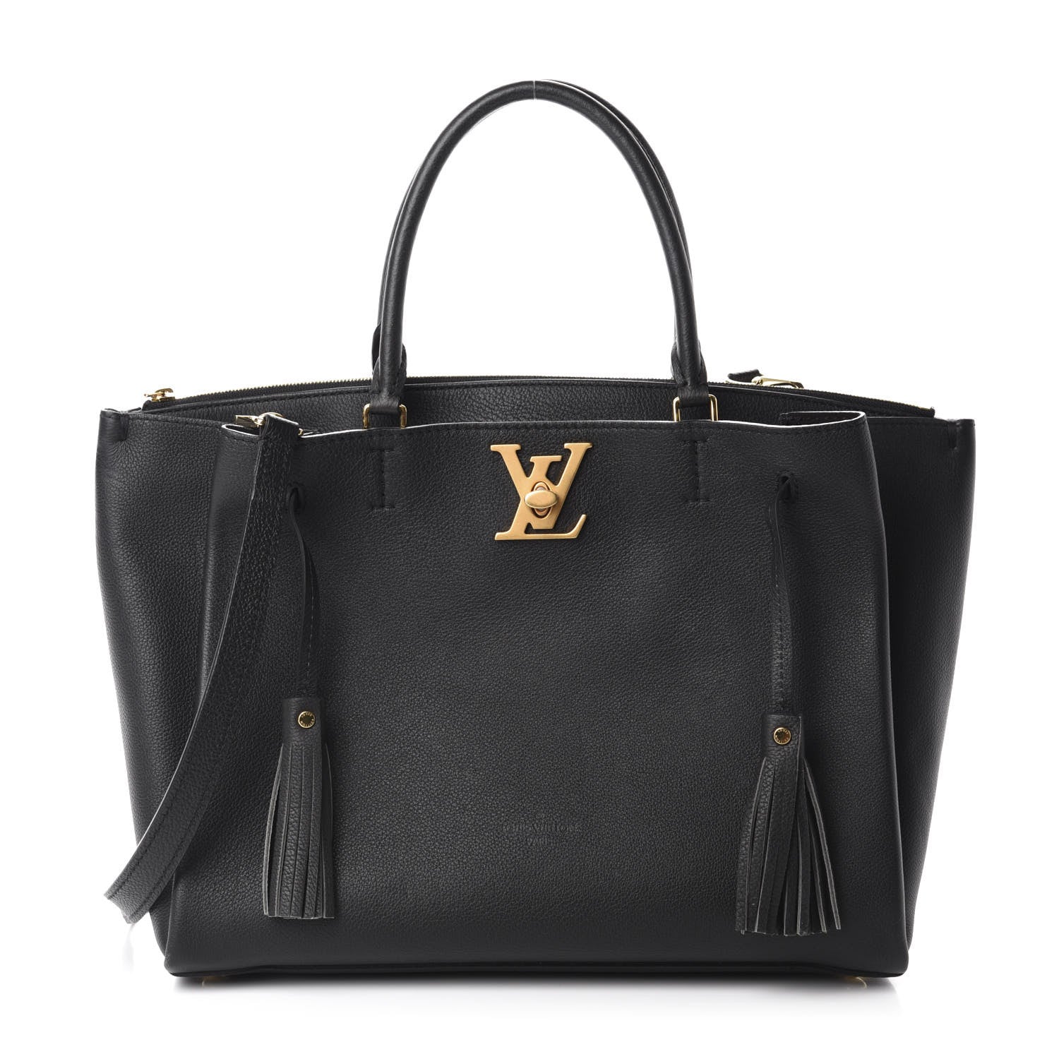 Louis Vuitton Calfskin Lockmeto Black 1 of 14