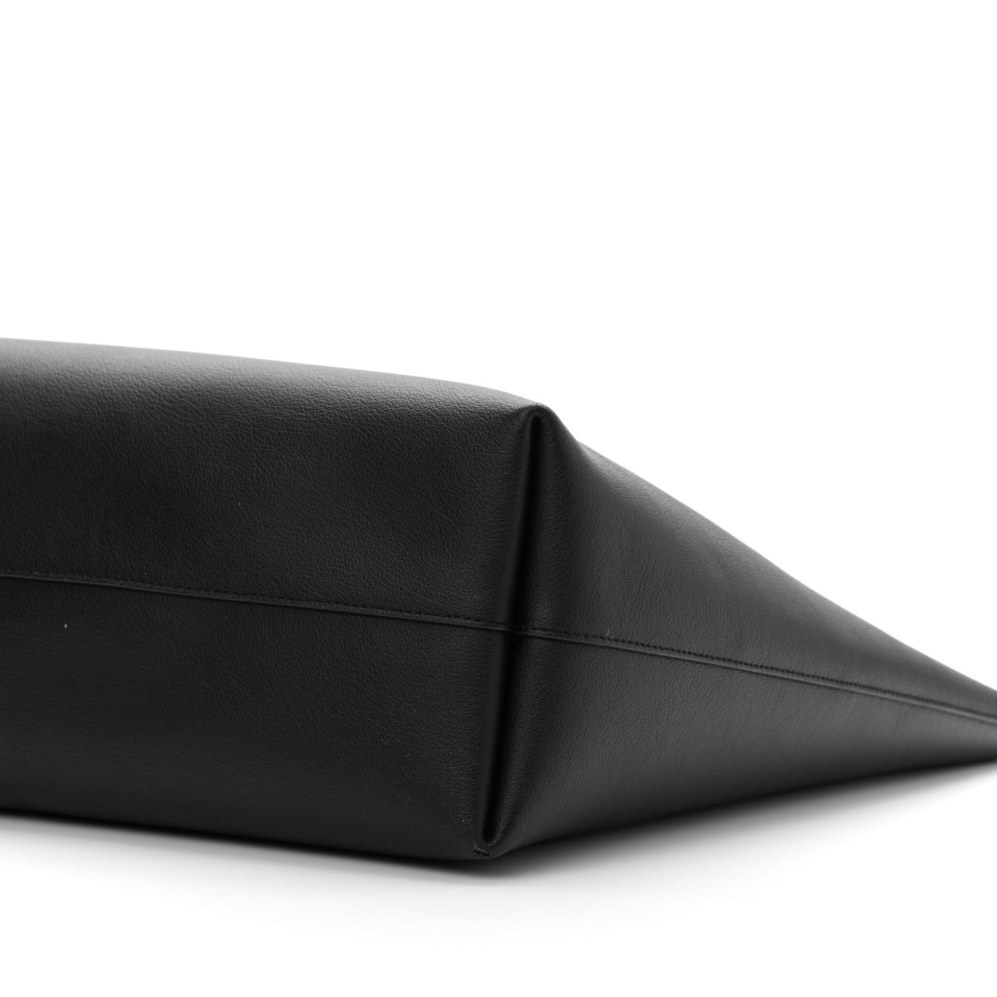 Calfskin Large Shopping Tote Black