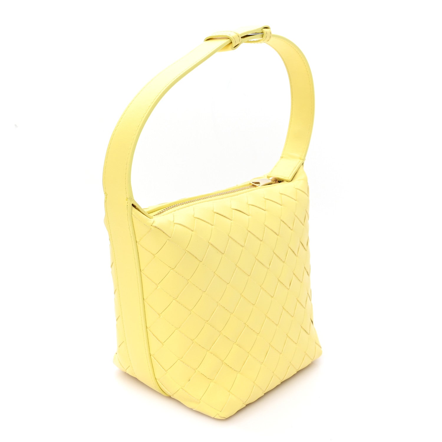 Bottega Veneta Nappa Intrecciato Mini Wallace Buttercup 3 of 10