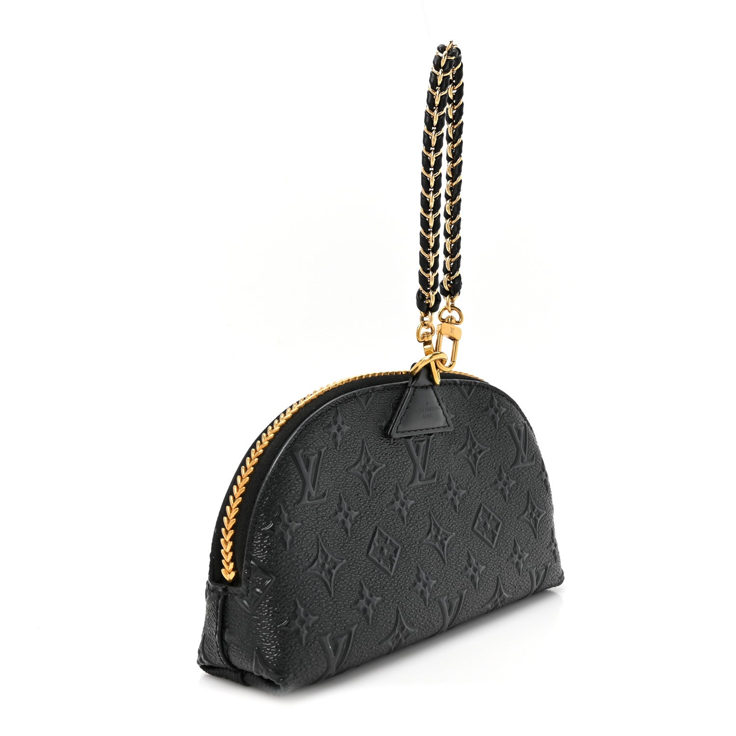 Louis Vuitton Embossed Monogram Midnight LV Moon Pochette Black 2 of 8