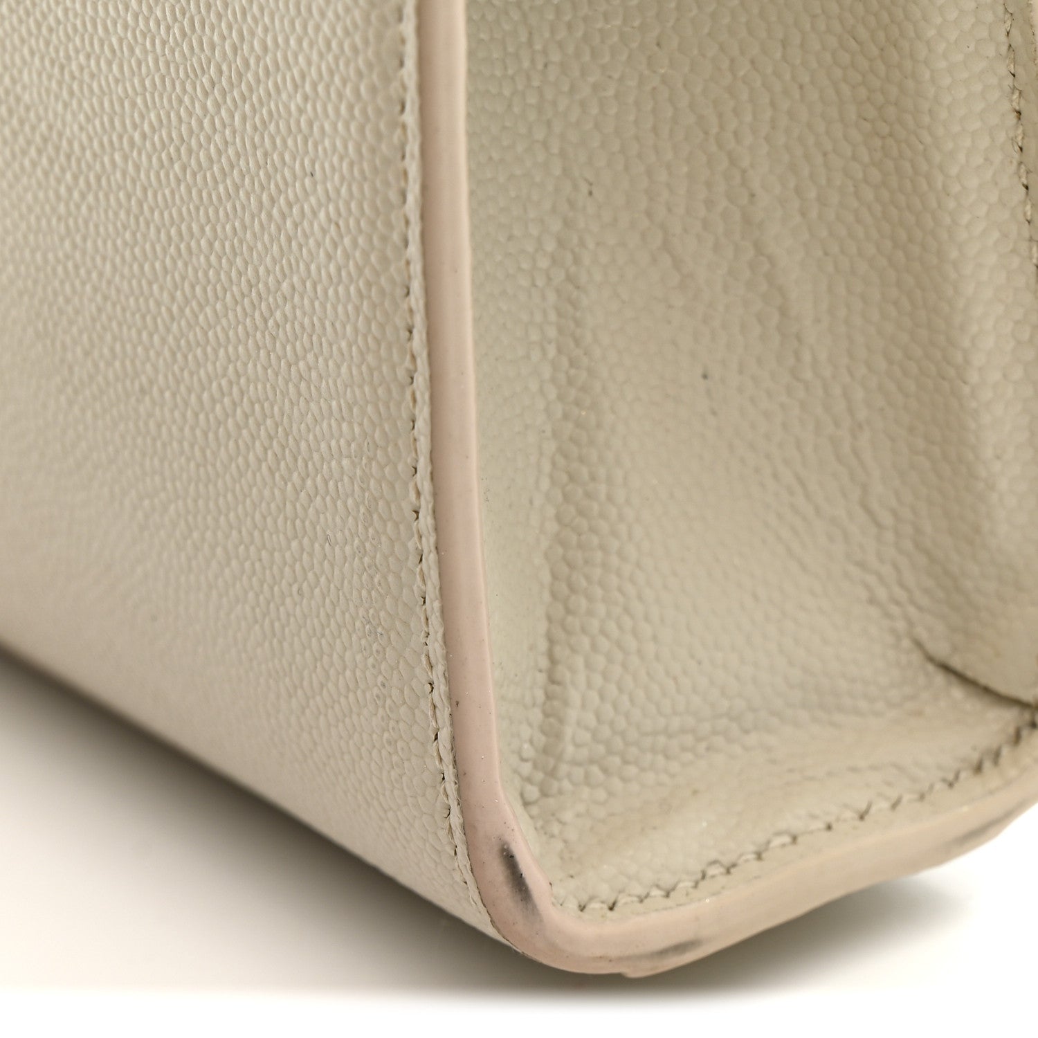 Saint Laurent Grain De Poudre Medium Classic Monogram Kate Satchel Crema Soft 14 of 14