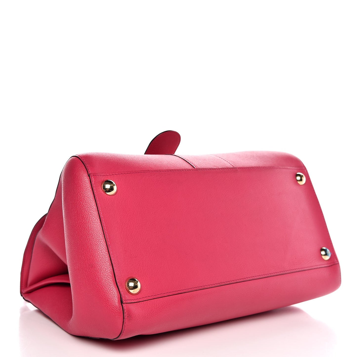 Grained Calfskin GM Brillant Satchel Fuchsia