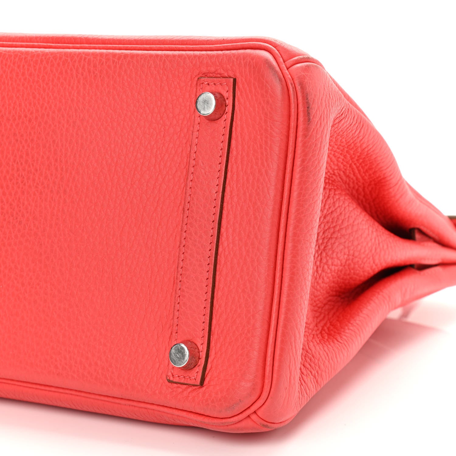 Hermes Taurillon Clemence Birkin 30 Rouge Pivoine 9 of 18