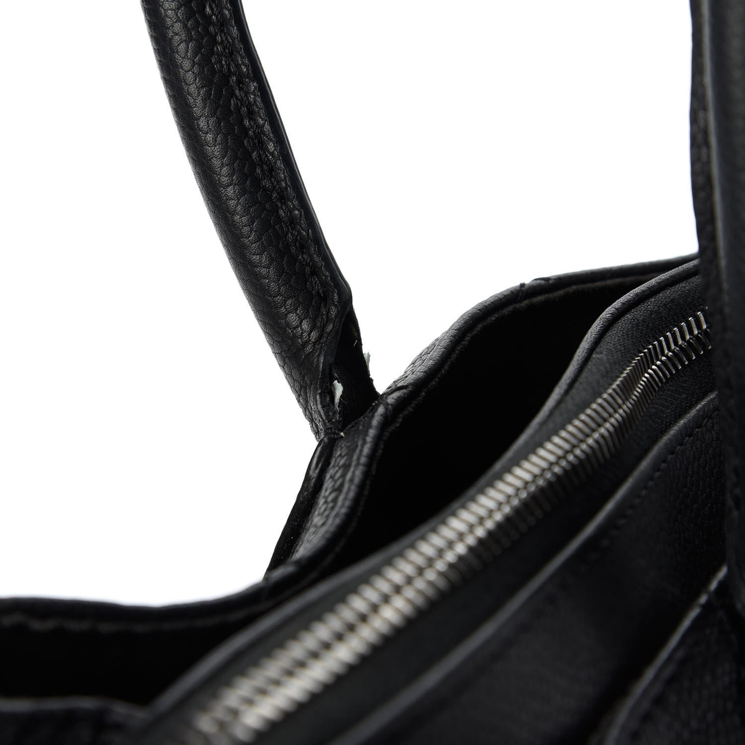 Chanel Grained Vegetal Calfskin Urban Shopping Tote Black 11 of 12