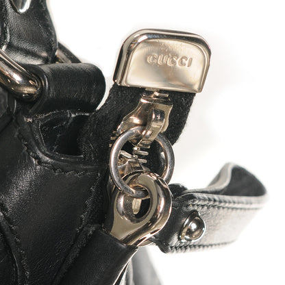Gucci Guccissima Medium Icon Bit Hobo Black 8 of 9