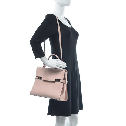 Delvaux Calfskin GM Tempete Satchel Nude 2 of 18