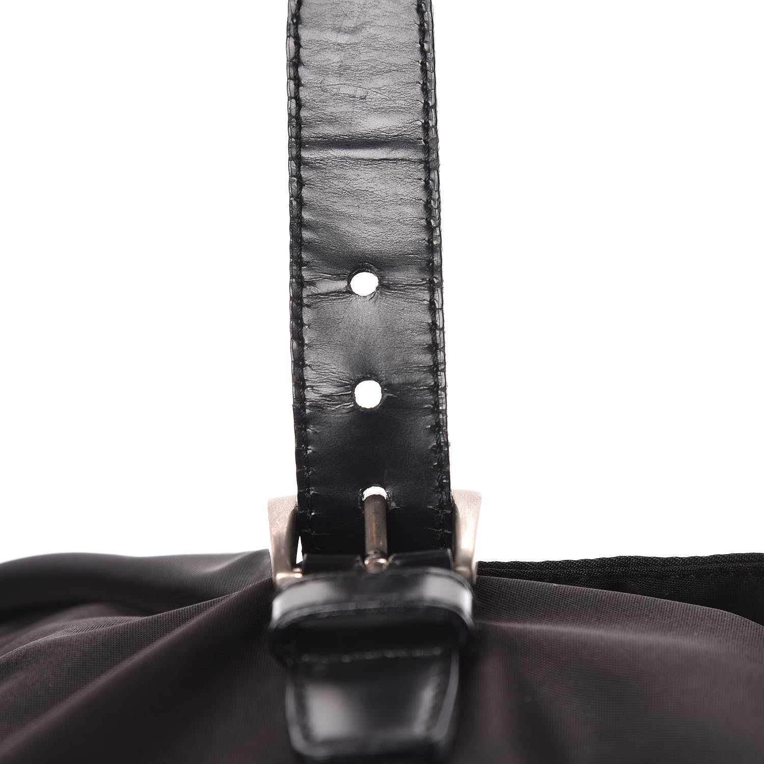 Prada Tessuto Nylon Messenger Bag Black 9 of 10