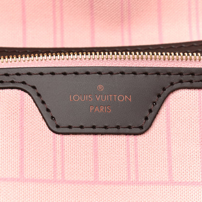 Louis Vuitton Damier Ebene Neo Neverfull MM Rose Ballerine 7 of 10