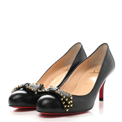Christian Louboutin Shiny Nappa Ballalarina 70 Pumps 37 Black 3 of 9