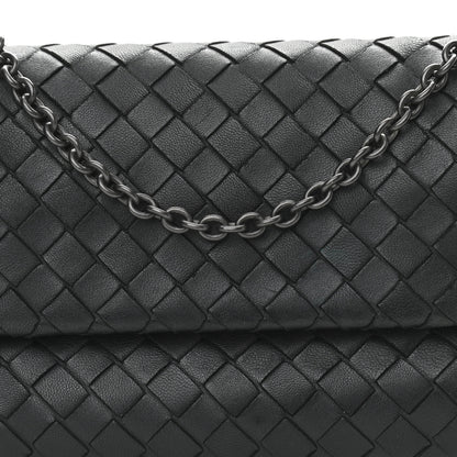 Bottega Veneta Nappa Intrecciato Small Chain Crossbody Black 10 of 13