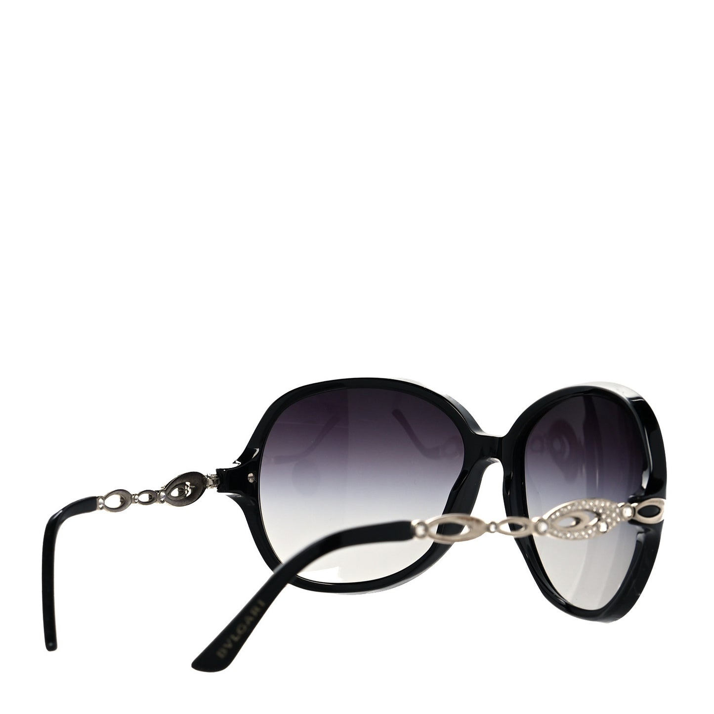 BVLGARI Swarovski Gem 8036-B Sunglasses Black