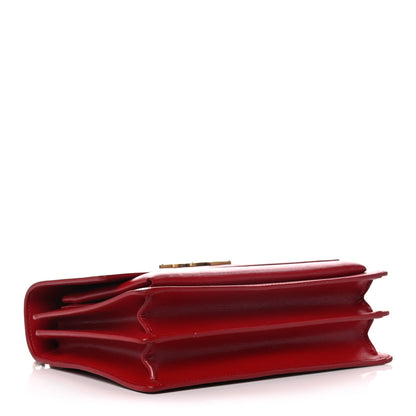 Saint Laurent Calfskin Medium Monogram Sunset Rouge Eros 4 of 13
