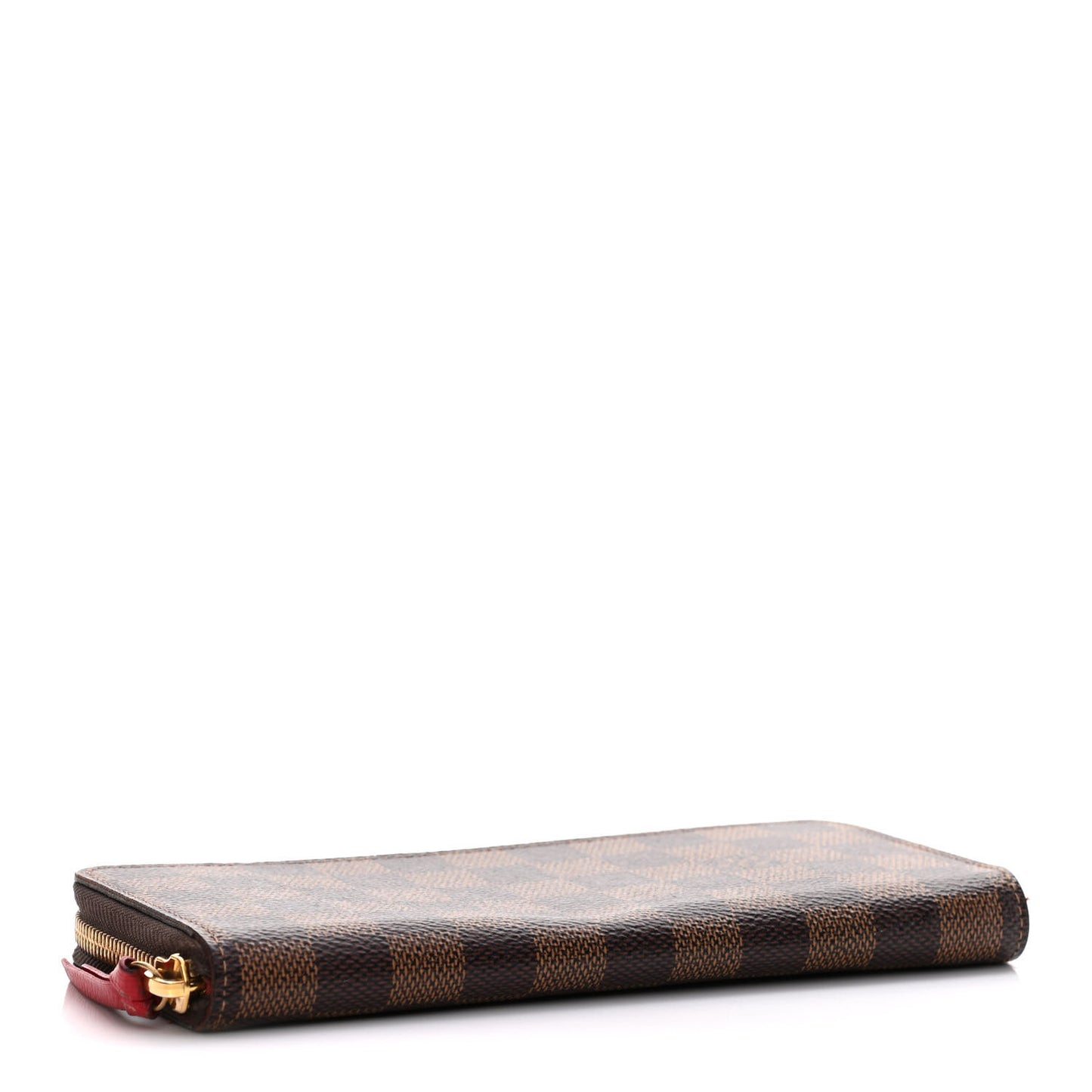 Damier Ebene Clemence Wallet Cherry