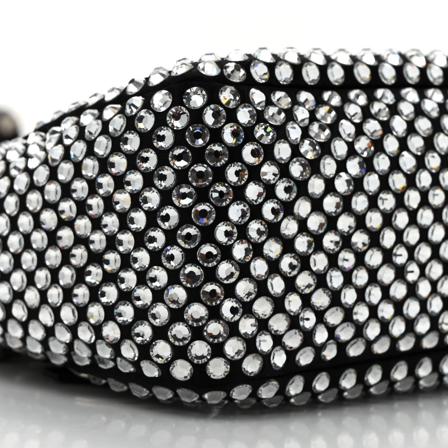 Prada Satin Crystal Re-Edition 2005 Shoulder Bag Cristal 9 of 12