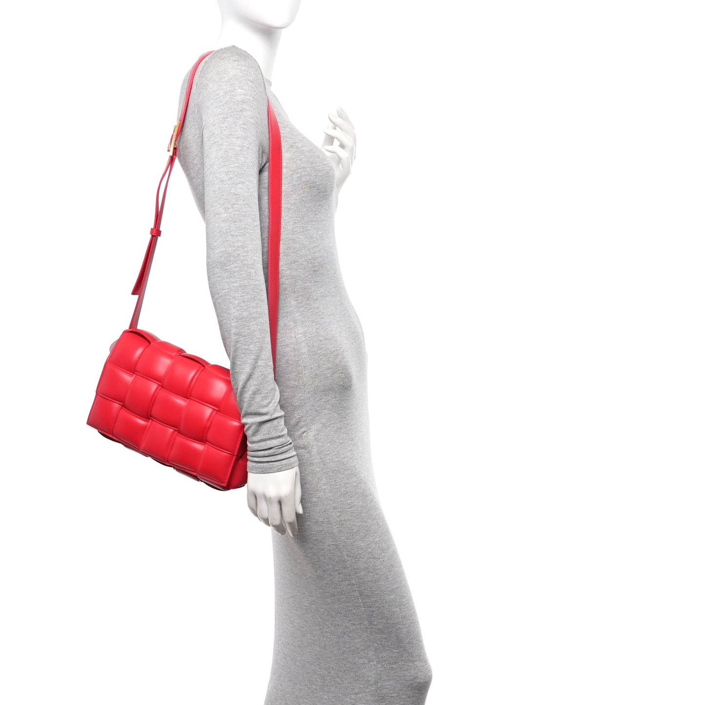 Nappa Maxi Intreccio Padded Cassette Crossbody Bag Firework