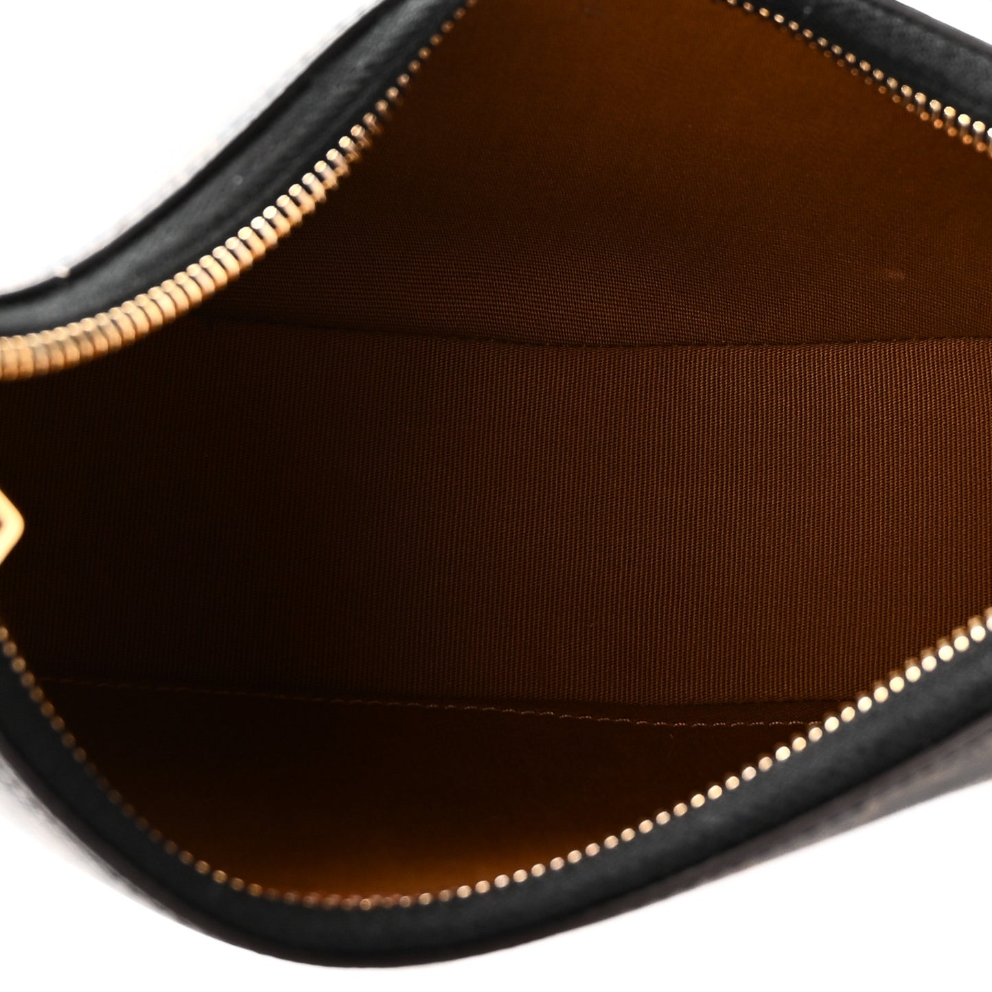 Triomphe Canvas Calfskin Ava Shoulder Bag Tan