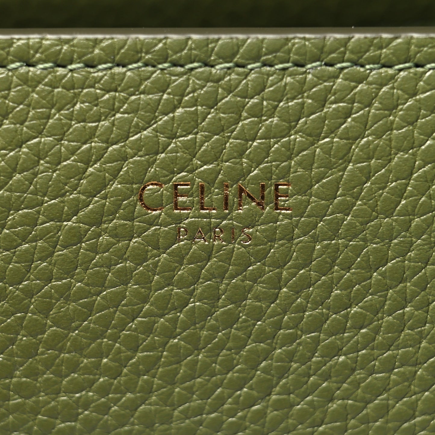 Drummed Calfskin Micro Luggage Light Khaki