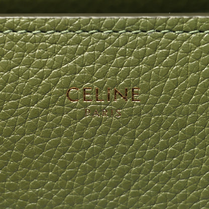 Celine Drummed Calfskin Micro Luggage Light Khaki 6 of 11
