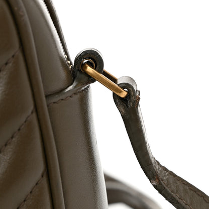 Saint Laurent Calfskin Matelasse Monogram Lou Camera Bag Military Olive 11 of 11