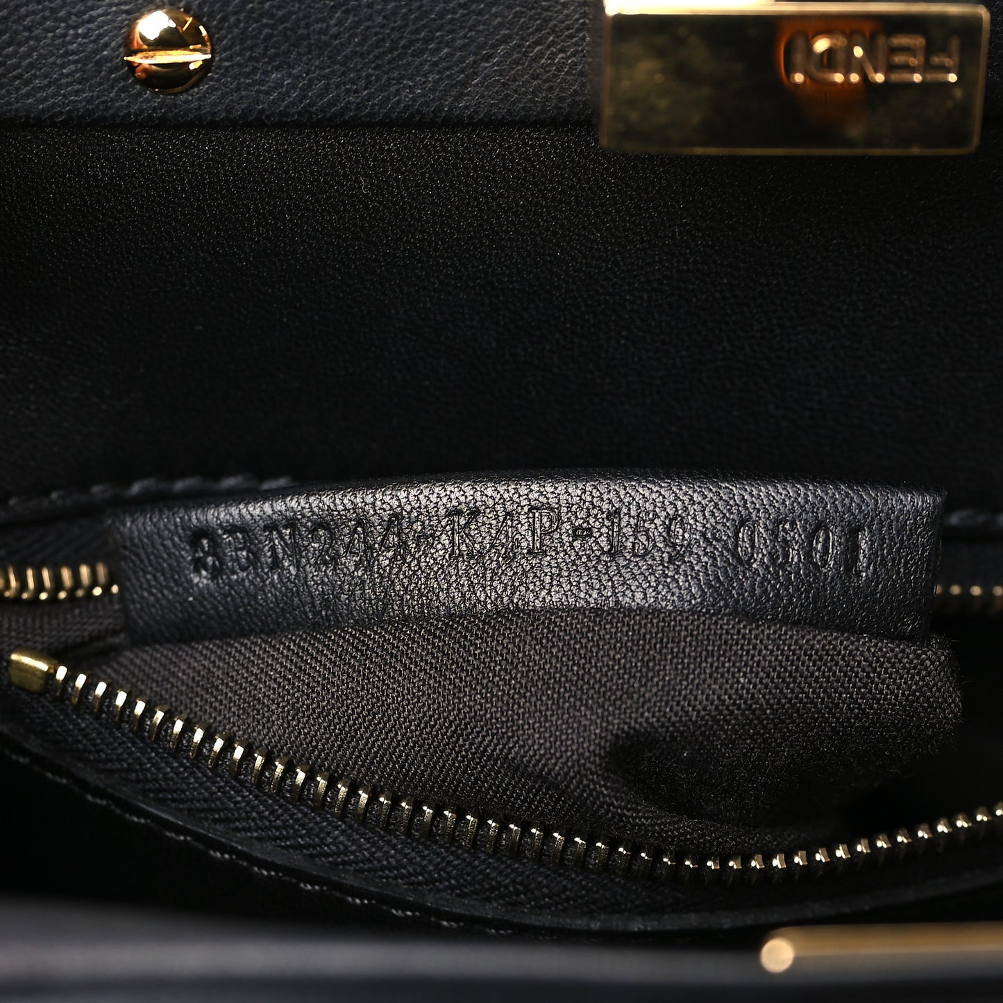 Nappa Mini Peekaboo Iconic Satchel Black