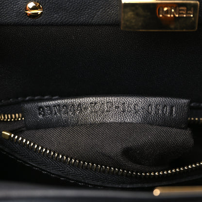 Fendi Nappa Mini Peekaboo Iconic Satchel Black 7 of 9