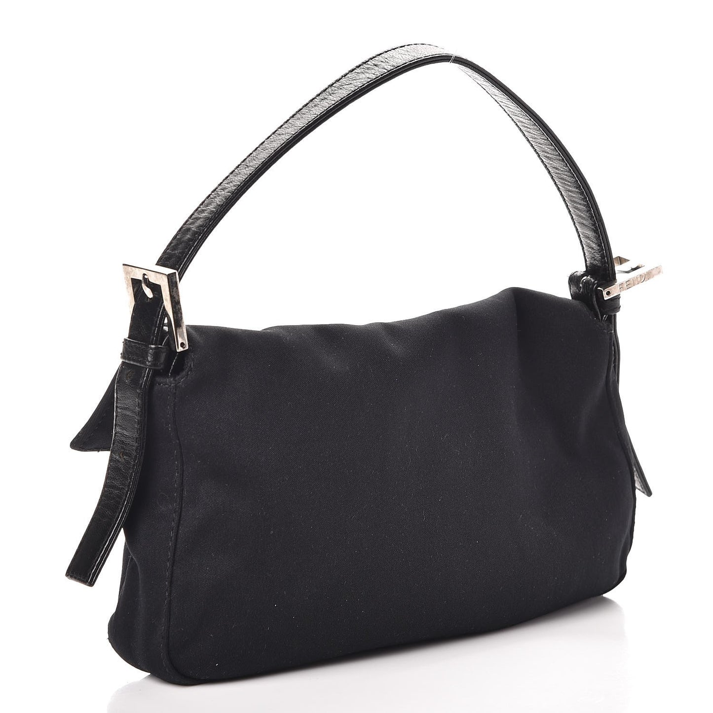 Nylon Baguette Bag Black