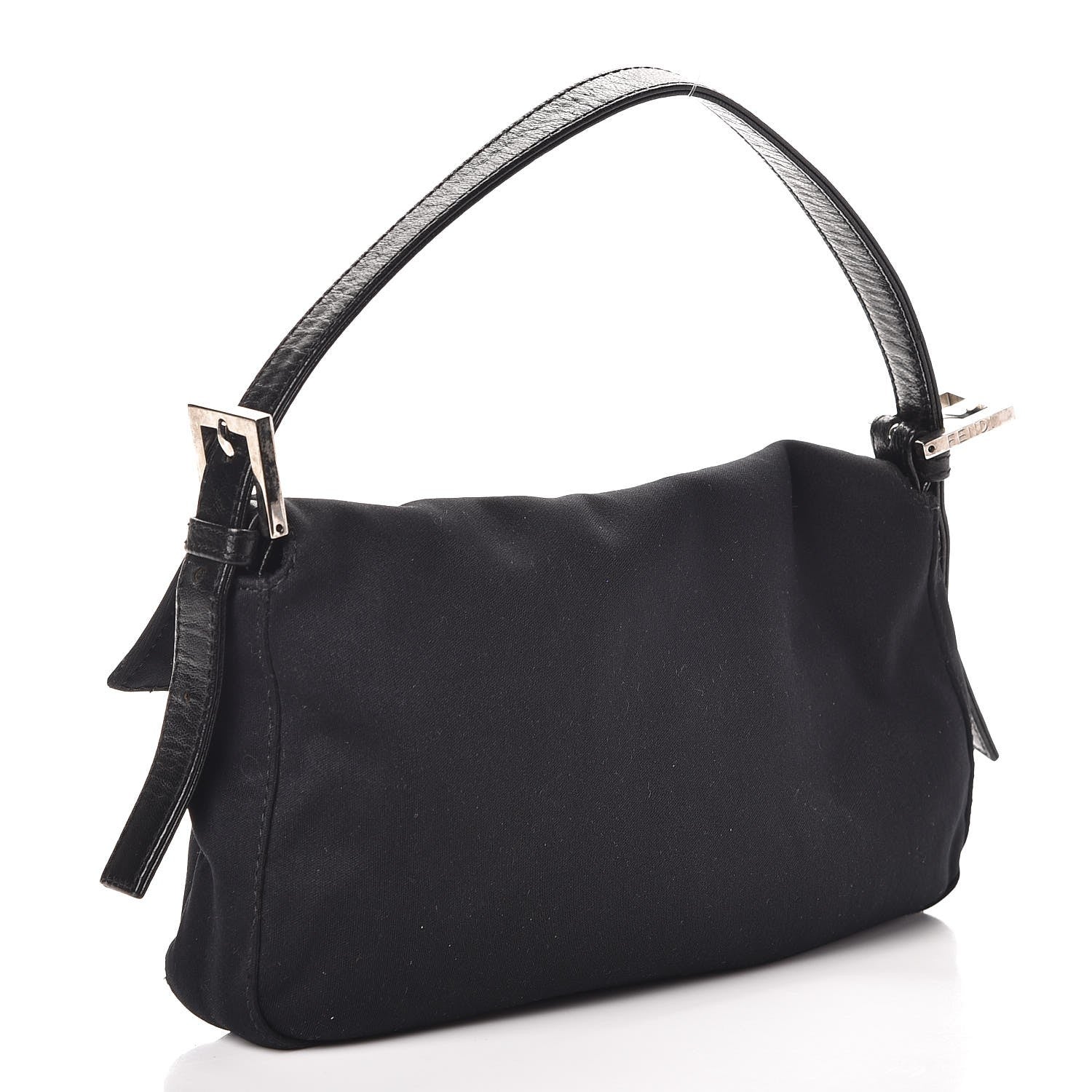 Fendi Nylon Baguette Bag Black 3 of 9