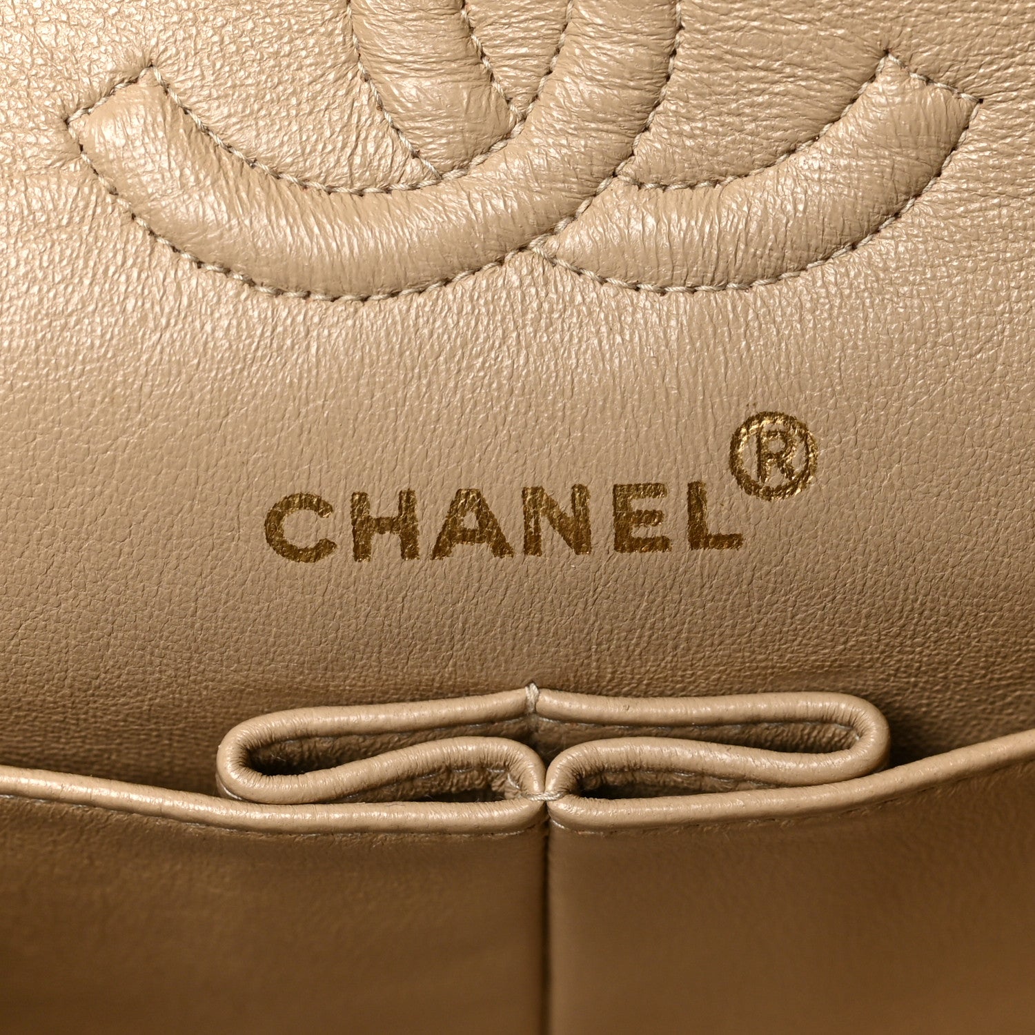 Chanel Lambskin Quilted Small Double Flap Beige 6 of 10