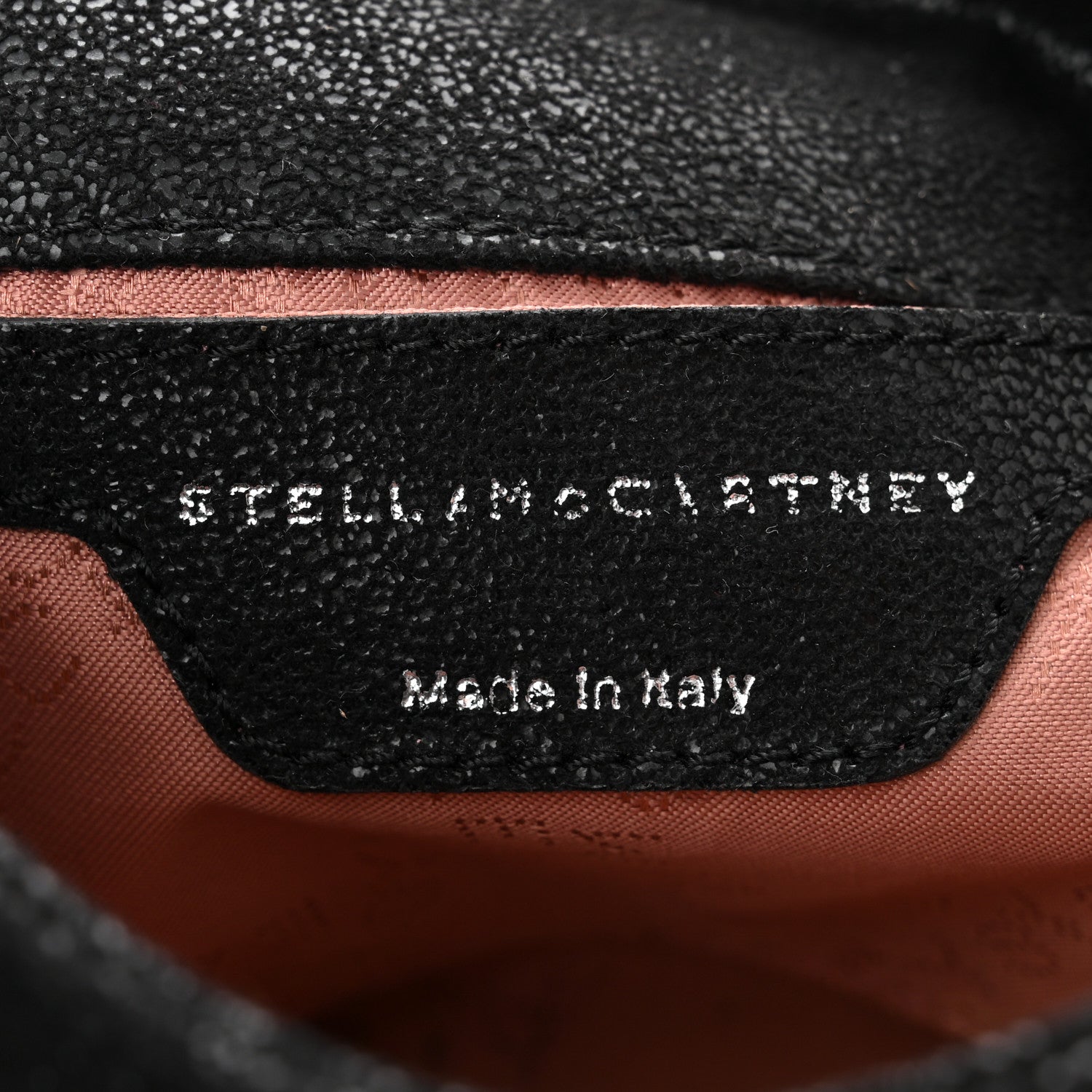 Stella McCartney Shaggy Deer Mini Falabella Shoulder Bag Black 6 of 10