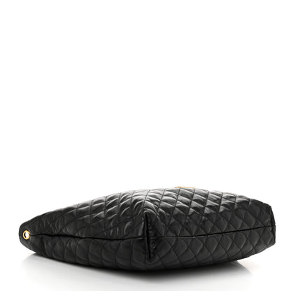 Saint Laurent Lambskin Quilted Maxi Icare Shopping Tote Black 5 of 12