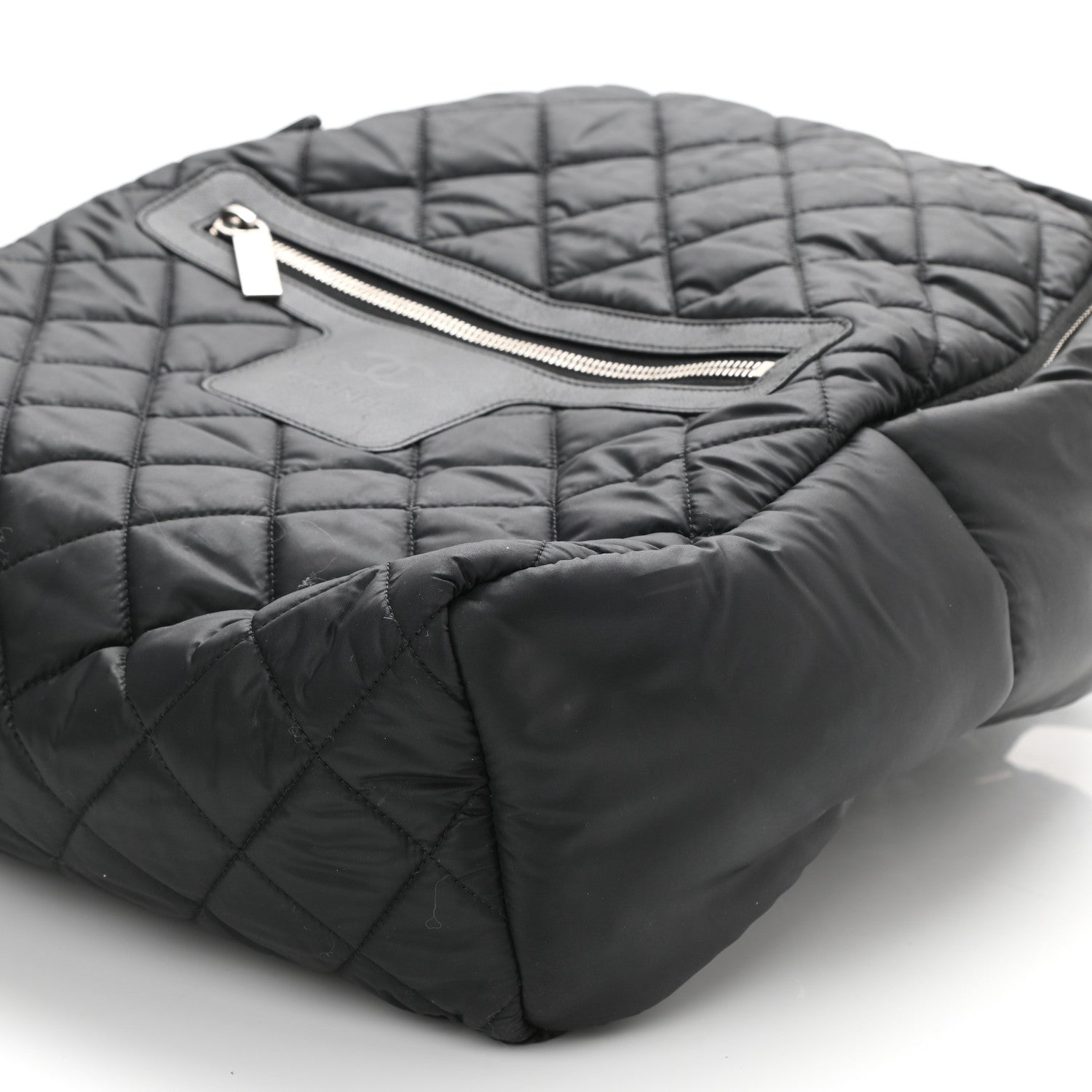 Chanel Nylon Quilted Coco Cocoon Backpack Black 10 of 10