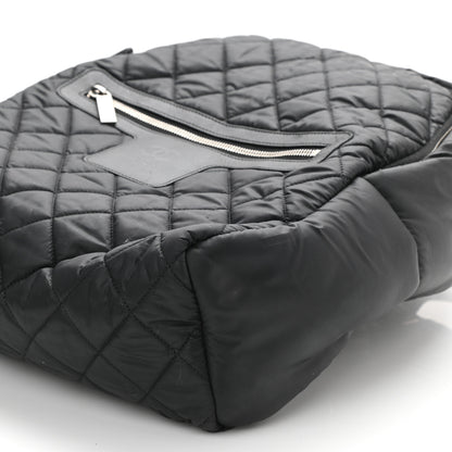 Chanel Nylon Quilted Coco Cocoon Backpack Black 10 of 10