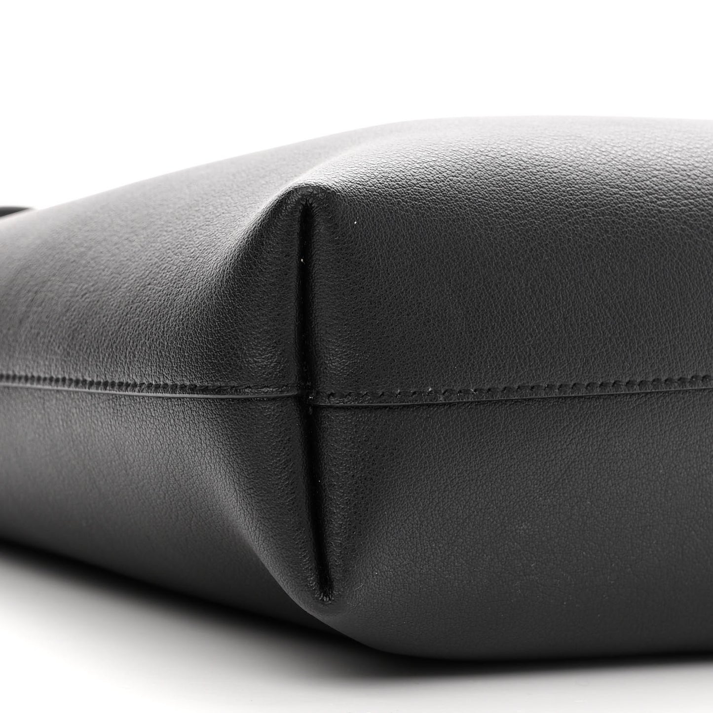 Calfskin Toy Shopping Tote Black