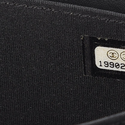 Chanel Caviar Quilted Small Boy Zip Around Wallet Black 10 of 10