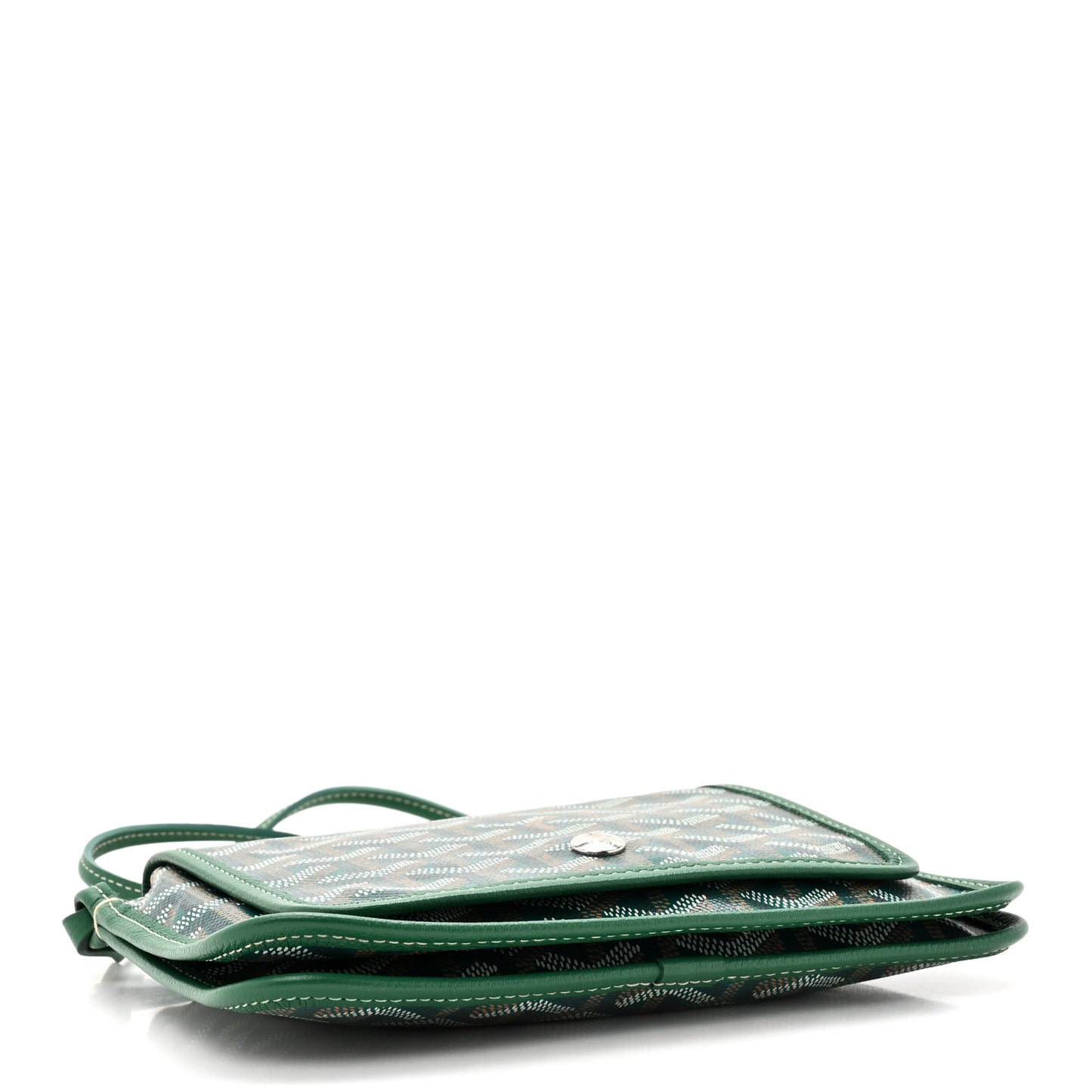 Goyardine Plumet Wallet Clutch Green