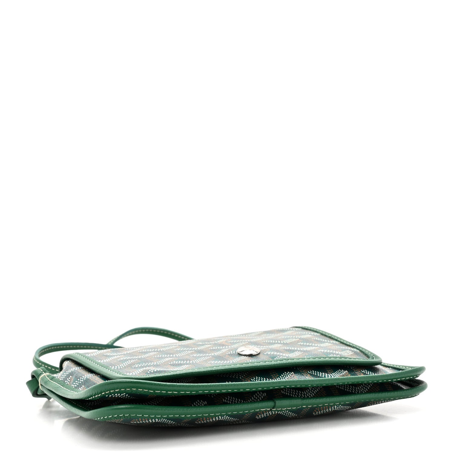 Goyard Goyardine Plumet Wallet Clutch Green 4 of 11