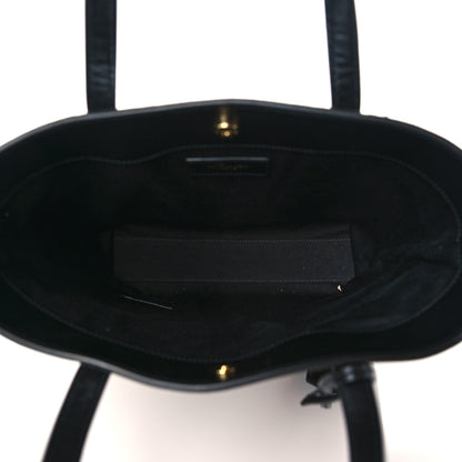 Saint Laurent Suede Leopard Print Toy Shopping Tote Naturale 5 of 10