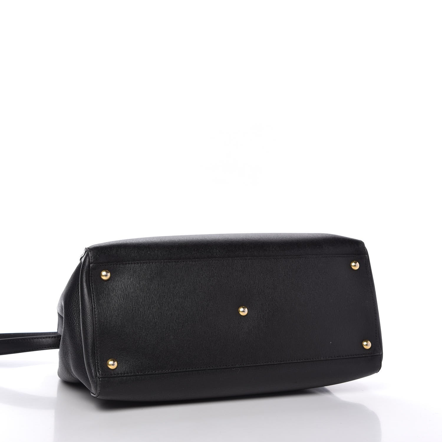 Fendi Vitello Elite Regular 2Jours Tote Black 4 of 11
