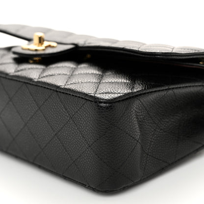 Chanel Caviar Quilted Medium Double Flap Black 10 of 11