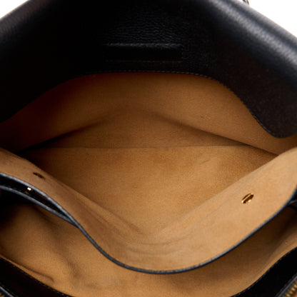MCM Grained Calfskin Medium Milla Tote Black 7 of 18